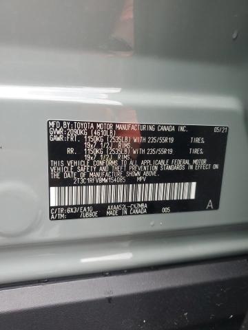 Photo 14 from auction – 2021 TOYOTA RAV4 XLE P with VIN 2T3C1RFV8MW154085