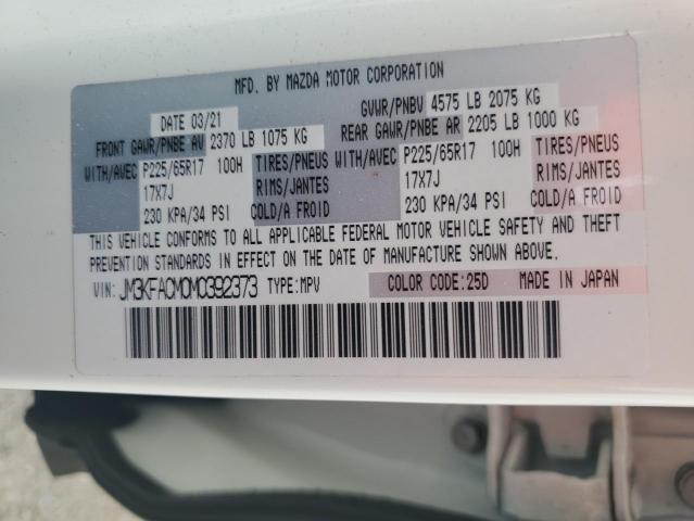 Photo 14 from auction – 2021 MAZDA CX-5 TOURI with VIN JM3KFACM0M0392373