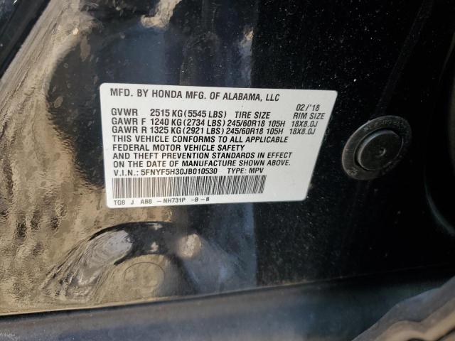 Photo 14 from auction – 2018 HONDA PILOT EX with VIN 5FNYF5H30JB010530