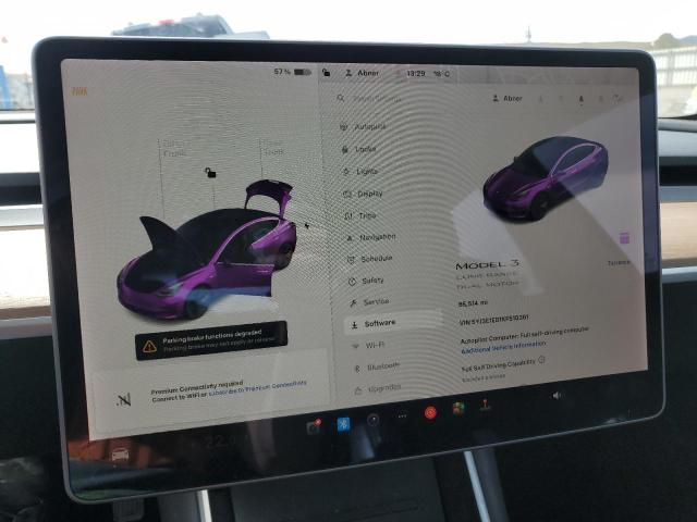 Photo 9 from auction – 2019 TESLA MODEL 3 with VIN 5YJ3E1EB1KF510361