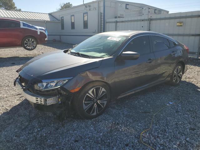 HONDA CIVIC EXL 2018 with VIN JHMFC1F75JX007920 - Photo from auction