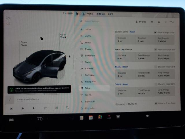 Photo 9 from auction – 2022 TESLA MODEL Y with VIN 7SAYGDEF5NF574382