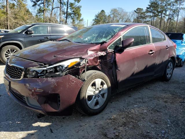 KIA FORTE LX 2017 with VIN 3KPFK4A7XHE106255 - Photo from auction