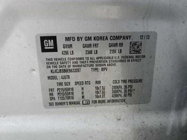 Photo 14 from auction – 2014 BUICK ENCORE CON with VIN KL4CJBSB6EB633287