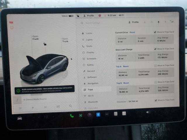 Photo 9 from auction – 2023 TESLA MODEL 3 with VIN 5YJ3E1EA3PF455510