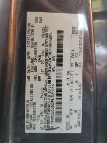 Photo 14 from auction – 2014 FORD ESCAPE TIT with VIN 1FMCU0J9XEUD80815