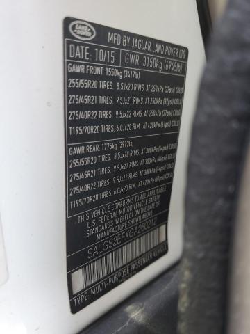 Photo 14 from auction – 2016 LAND ROVER RANGE ROVE with VIN SALGS2EFXGA260212