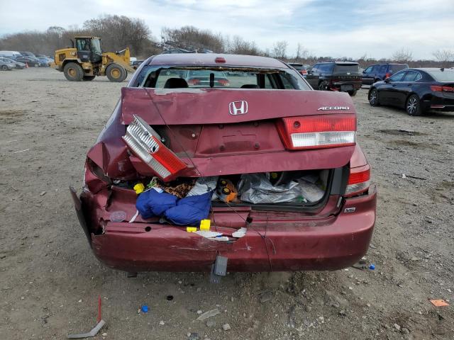 Photo 6 from auction – 2004 HONDA ACCORD EX with VIN 1HGCM66874A102298