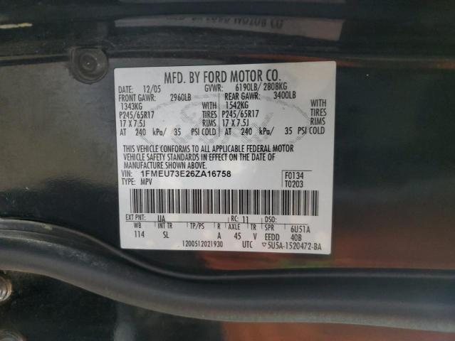 Photo 14 from auction – 2006 FORD EXPLORER X with VIN 1FMEU73E26ZA16758