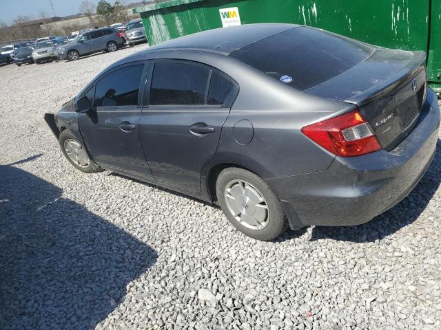 Photo 2 from auction – 2012 HONDA CIVIC HF with VIN 2HGFB2F61CH550661