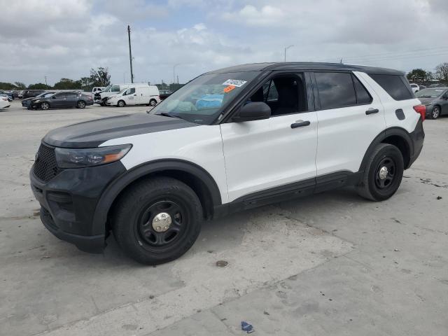 FORD EXPLORER P 2022 with VIN 1FM5K8AB6NGB46377 - Photo from auction
