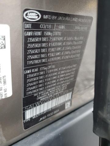 Photo 14 from auction – 2018 LAND ROVER RANGE ROVE with VIN SALWV2SV3JA196875