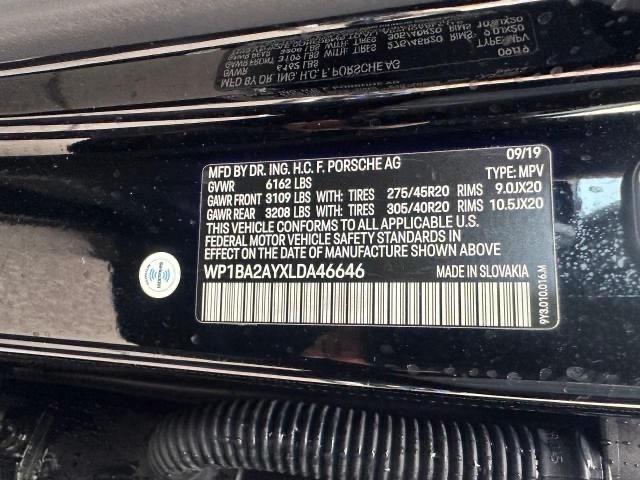 Photo 10 from auction – 2020 PORSCHE CAYENNE CO with VIN WP1BA2AYXLDA4664X