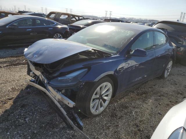 TESLA MODEL 3 2022 with VIN 5YJ3E1EAXNF190260 - Photo from auction