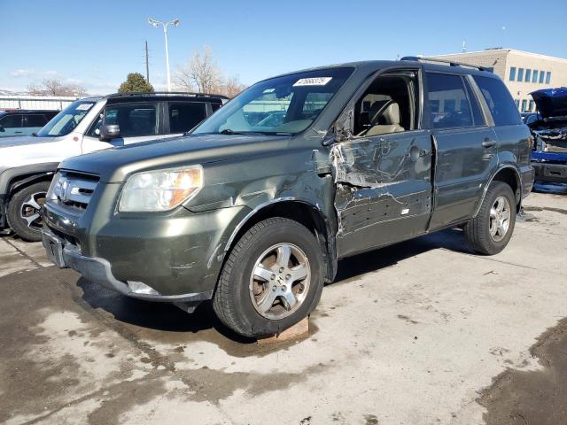 HONDA PILOT EX 2006 with VIN 5FNYF28516B047058 - Photo from auction