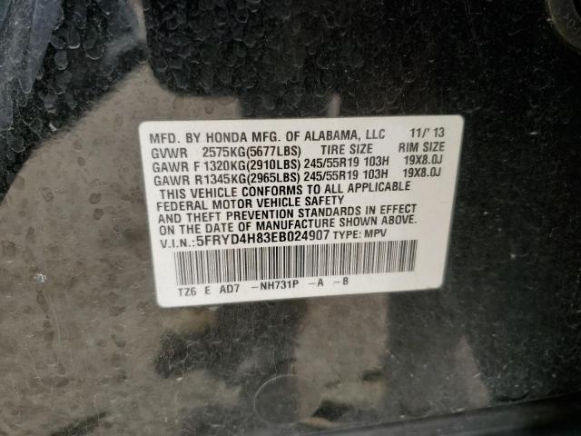 Снимка 14 от търг – 2014 ACURA MDX ADVANC с VIN 5FRYD4H83EB024907