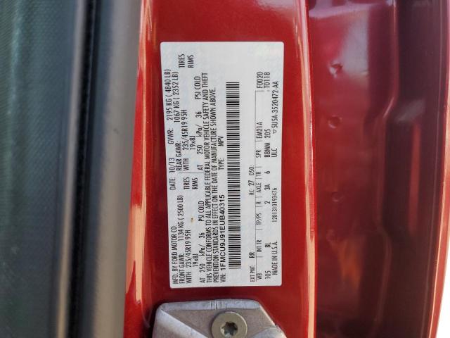 Photo 14 from auction – 2014 FORD ESCAPE TIT with VIN 1FMCU9J91EUB40315
