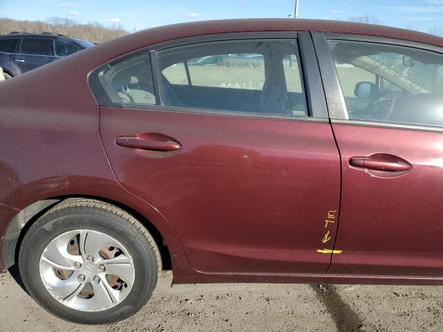 Photo 10 from auction – 2013 HONDA CIVIC LX with VIN 19XFB2F59DE216283