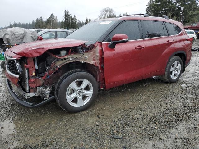 TOYOTA HIGHLANDER 2022 with VIN 5TDGZRBHXNS229141 - Photo from auction