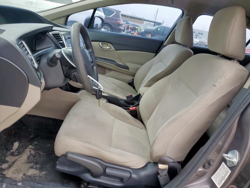 Photo 7 from auction – 2013 HONDA CIVIC LX with VIN 19XFB2F50DE228631