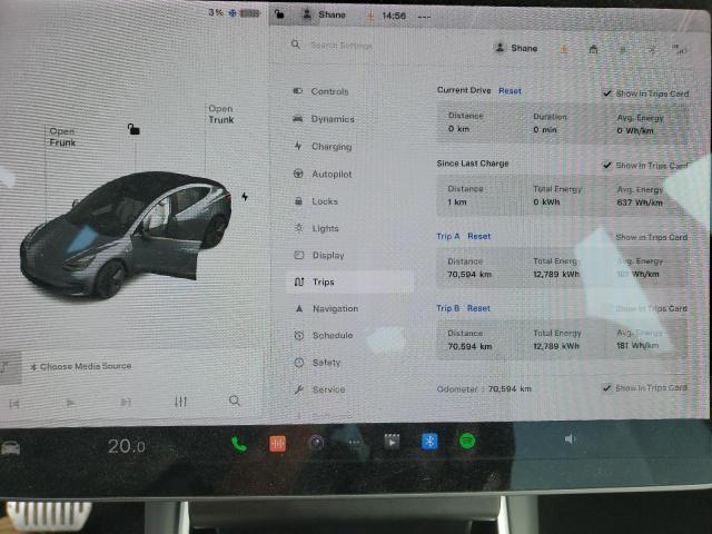 Снимка 9 от търг – 2018 TESLA MODEL 3 с VIN 5YJ3E1EB0JF107910