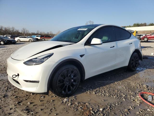 TESLA MODEL Y 2021 with VIN 5YJYGAEE2MF301840 - Photo from auction