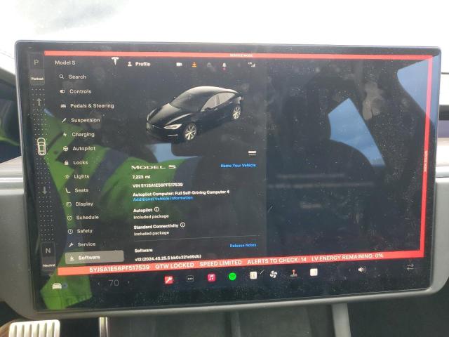 Photo 9 from auction – 2023 TESLA MODEL S with VIN 5YJSA1E56PF517539