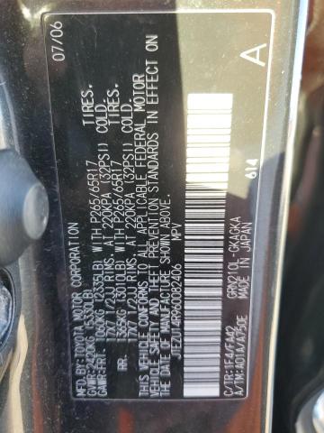 Photo 14 from auction – 2006 TOYOTA 4RUNNER SR with VIN JTEZU14R960082406