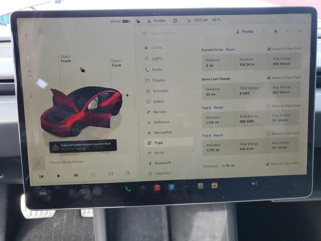 Фото 9 с аукциона – 2025 TESLA MODEL 3 с VIN 5YJ3E1ET5SF936188