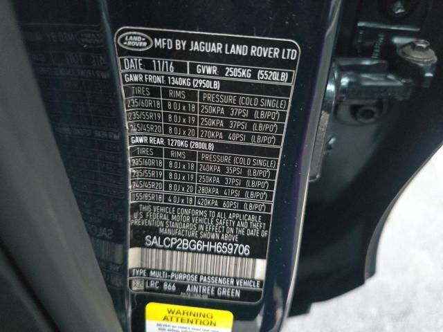 Photo 10 from auction – 2017 LAND ROVER DISCOVERY with VIN SALCP2BG6HH659706
