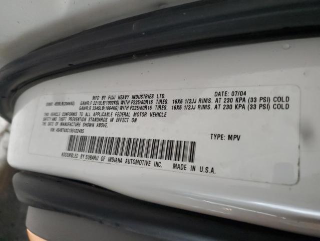 Photo 14 from auction – 2005 SUBARU BAJA TURBO with VIN 4S4BT63C155102485