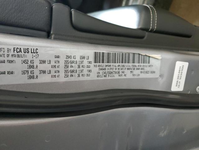 Photo 14 from auction – 2017 JEEP GRAND CHER with VIN 1C4RJFBG8HC734106