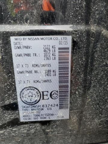Photo 14 from auction – 2015 NISSAN ROGUE S with VIN 5N1AT2MV5FC837424