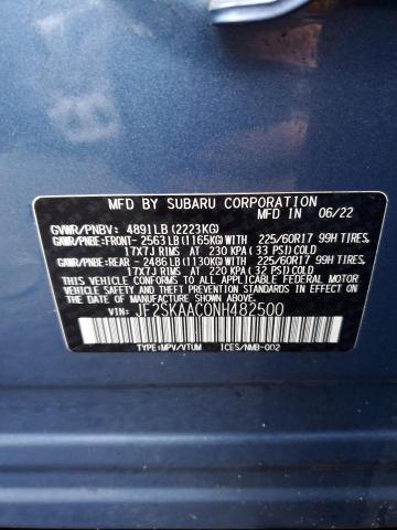 Фото 14 с аукциона – 2022 SUBARU FORESTER с VIN JF2SKAAC0NH482500