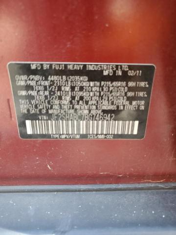 Photo 14 from auction – 2011 SUBARU FORESTER 2 with VIN JF2SHABC7BG746942