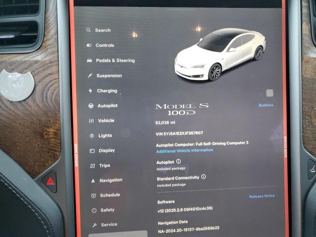 Снимка 9 от търг – 2018 TESLA MODEL S с VIN 5YJSA1E2XJF267607