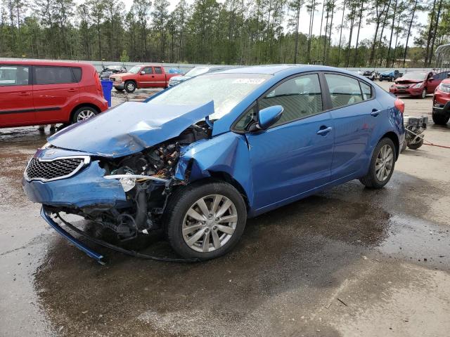 KIA FORTE LX 2014 with VIN KNAFX4A69E5200088 - Photo from auction