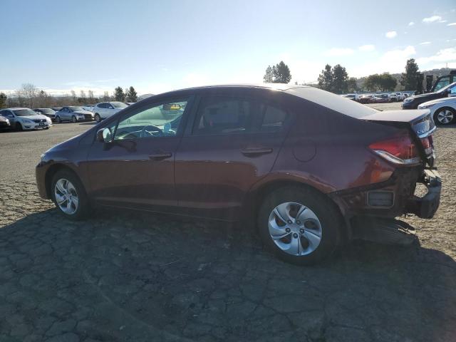 Photo 2 from auction – 2014 HONDA CIVIC LX with VIN 19XFB2F54EE249483