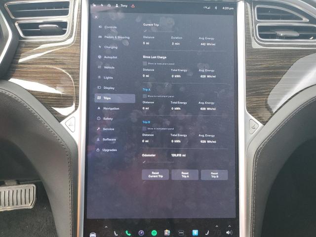 Photo 9 from auction – 2014 TESLA MODEL S with VIN 5YJSA1S12EFP66192
