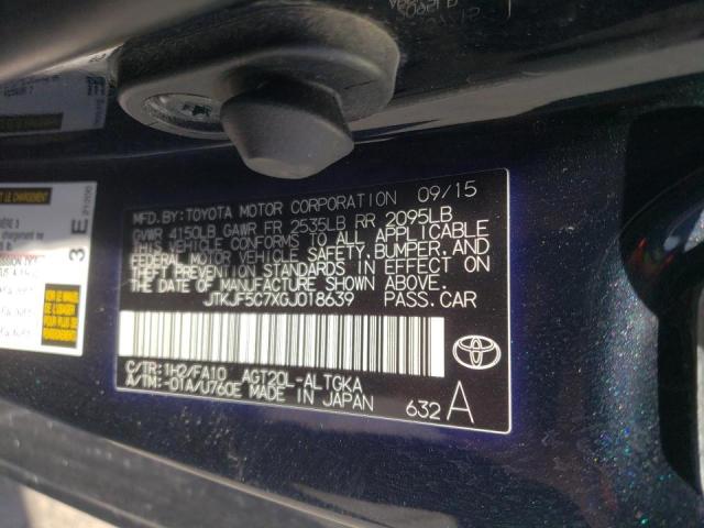 Photo 14 from auction – 2016 TOYOTA SCION TC with VIN JTKJF5C7XGJ018639
