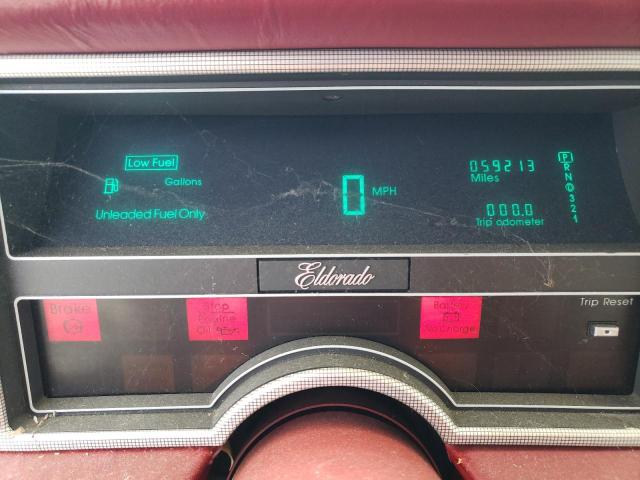 Photo 9 from auction – 1986 CADILLAC ELDORADO with VIN 1G6EL5784GU616263