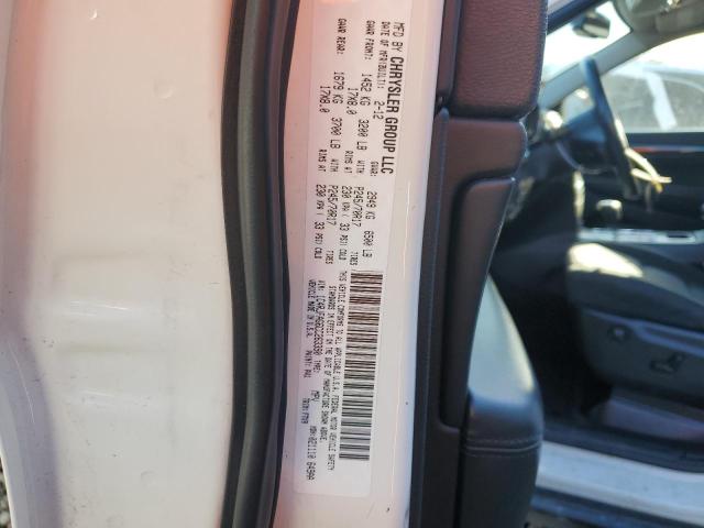 Photo 14 from auction – 2012 JEEP GRAND CHER with VIN 1C4RJFAG6CC263390