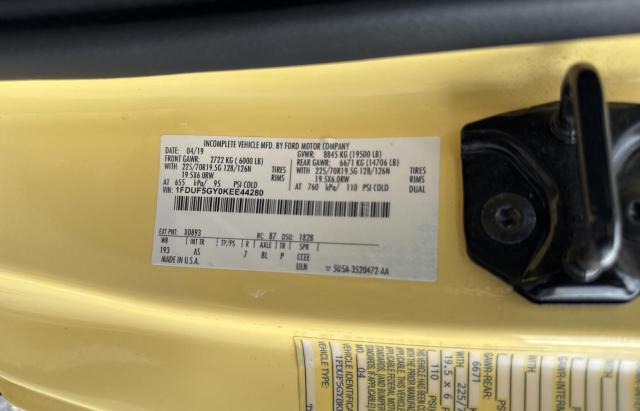 Photo 10 from auction – 2019 FORD F550 SUPER with VIN 1FDUF5GY0KEE44280
