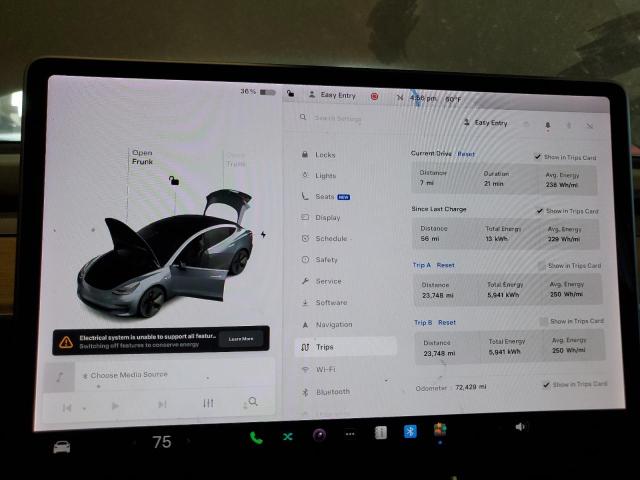 Photo 9 from auction – 2020 TESLA MODEL 3 with VIN 5YJ3E1EA9LF808522
