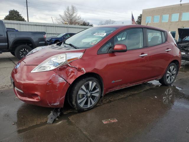 NISSAN LEAF S 2015 with VIN 1N4AZ0CP4FC330515 - Photo from auction