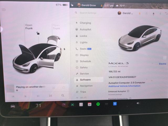 Photo 9 from auction – 2017 TESLA MODEL 3 with VIN 5YJ3E1EA2HF000827