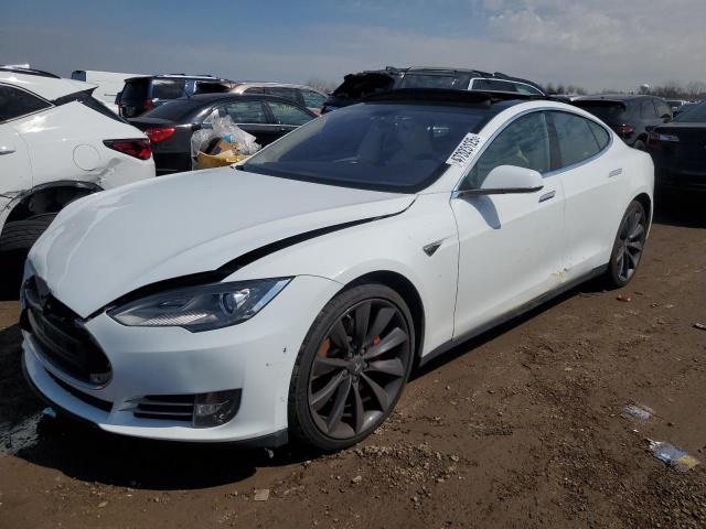 TESLA MODEL S 2013 with VIN 5YJSA1CG1DFP22301 - Photo from auction