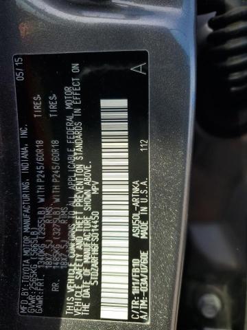 Photo 14 from auction – 2015 TOYOTA HIGHLANDER with VIN 5TDZARFH6FS014450