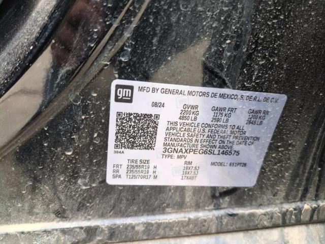 Photo 14 from auction – 2025 CHEVROLET EQUINOX LT with VIN 3GNAXPEG6SL146575