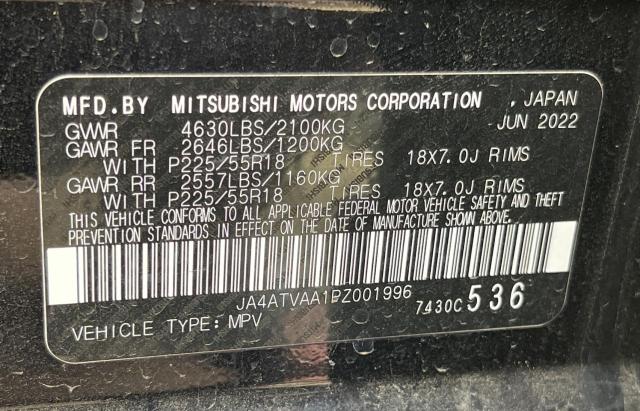 Photo 10 from auction – 2023 MITSUBISHI ECLIPSE CR with VIN JA4ATVAA1PZ001996